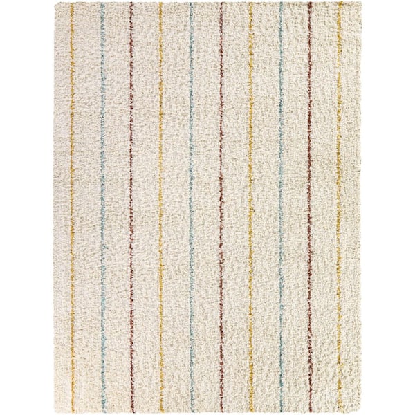 Unbranded Patricia Multicolor 5 ft. 3 in. x 7 ft. Striped Area Rug