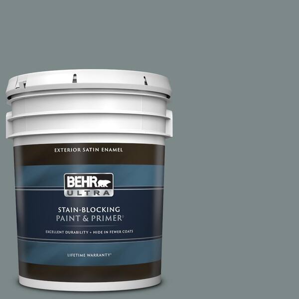 BEHR ULTRA 5 gal. 730F5 Nature Retreat Satin Enamel
