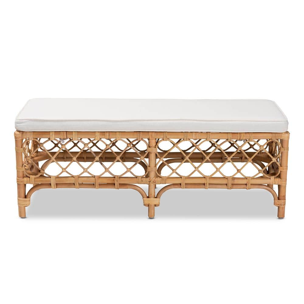 bali & pari Orchard Brown Bench (18.13 in. H x 48 in. W x 18.25 in. D)  203-12584-HD - The Home Depot