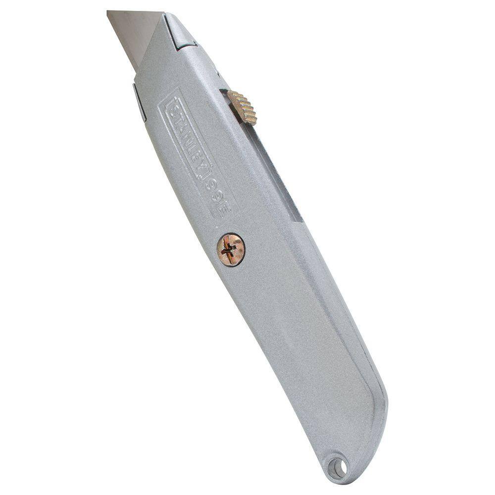 STANLEY BOSTITCH Classic 99 Utility Knife w/Retractable Blade Gray 10099