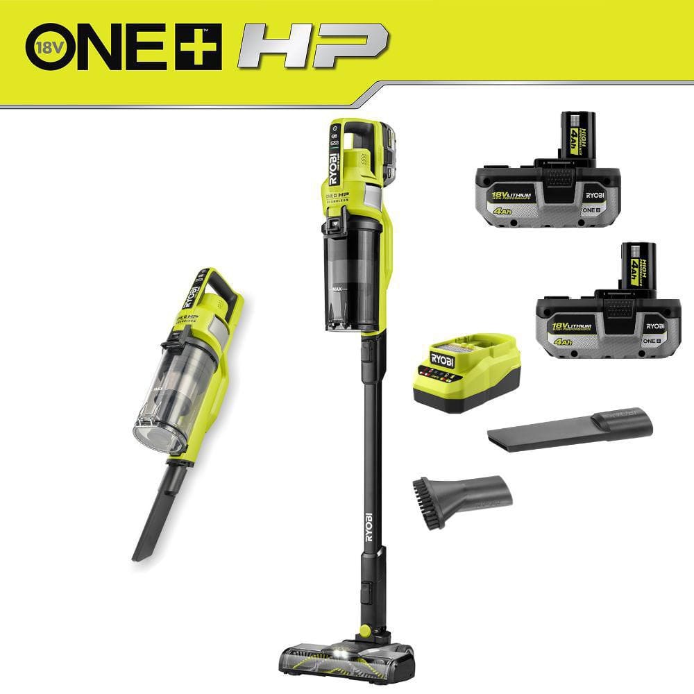 RYOBI ONE+ 18V Lithium-Ion Cordless BL HP Pet Stick Vacuum Special
