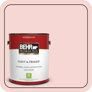 1 gal. #M160-1 Cupcake Pink Flat Low Odor Interior Paint & Primer