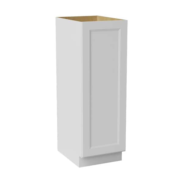 18 in. W x 24 in. D x 54 in. H Ready to Assemble Double Shaker Pantry Kitchen Cabinet in Newport White