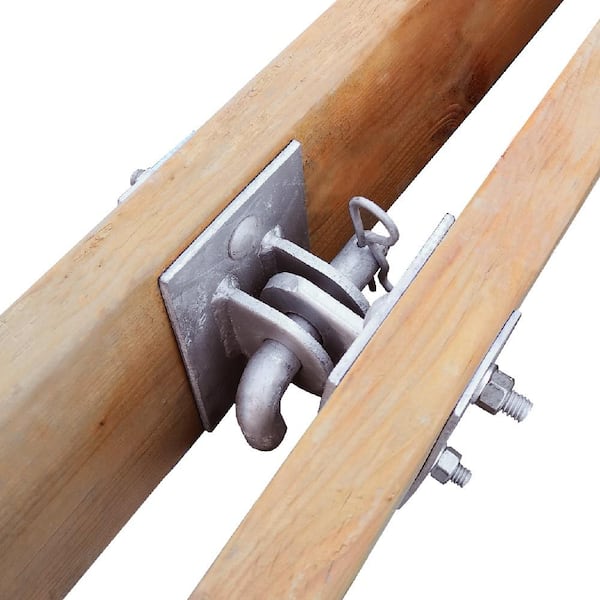 5 in. x 3.5 in. x 1/8 in. Hot Dip Galvanized Stationary Dock Hinge