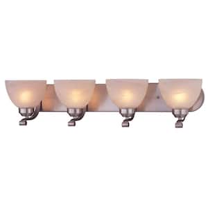 Paradox 4-Light Brushed Nickel Bath Light