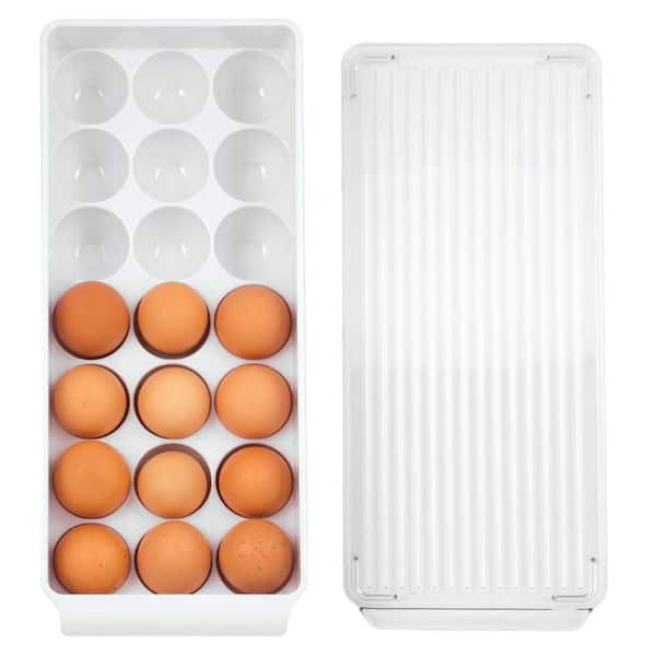 Ceramic Egg Tray 6 Cups, Anti-slip Egg Holder Container, Egg Storage  Container For Refrigerator Kitchen Countertop Display Hom -ys