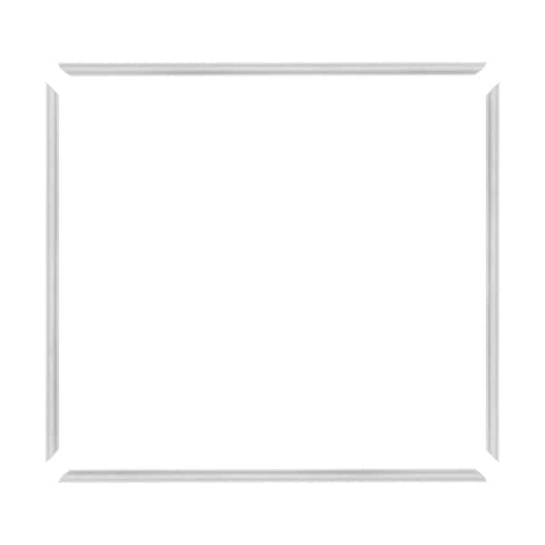 Trim Fast 5/8 in. D x 48 in. W x 54 in. L Unfinished Polystyrene, Pre-Mitered, Wall Panel Moulding Frame, Peel and Stick