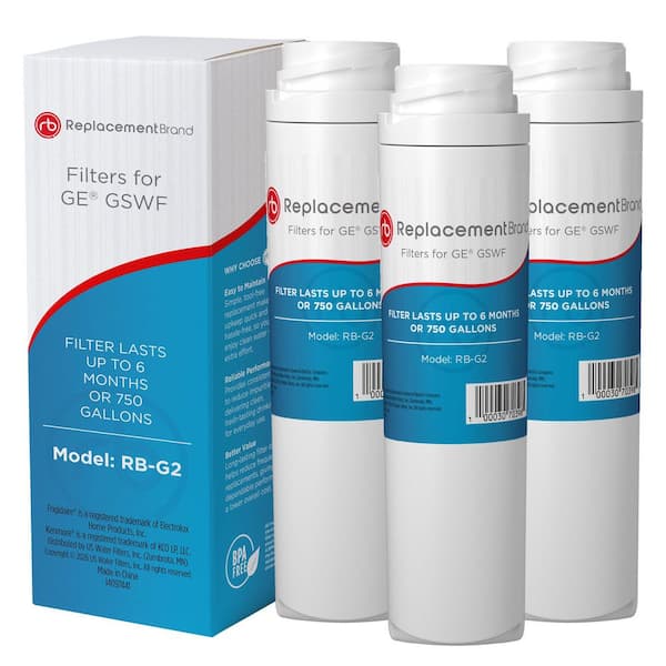 GSWF Comparable Refrigerator Water Filter (3-Pack)