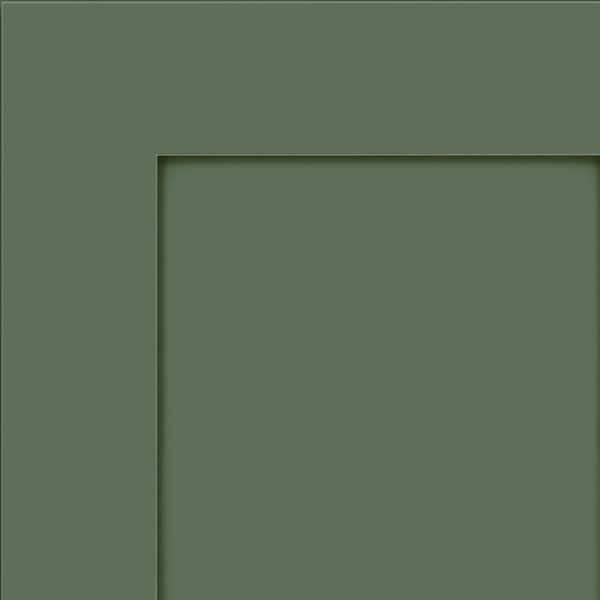 Hayward 7 5/16 in. W x 3/4 in. D x 7 5/16 in. H Quarter Cabinet Door Sample in Evergreen