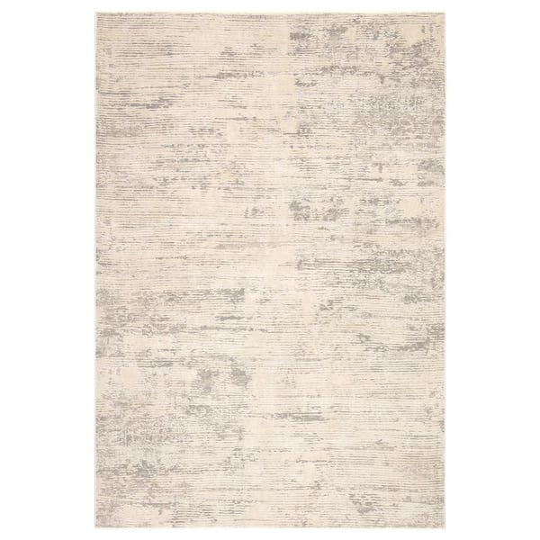 Jaipur Living Magana Gray 5 ft. 3 in. x 7 ft. 6 in. Modern Area Rug