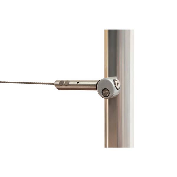 Dolle Prova PA1ab 42 in. x 1-1/2 in. Anthracite Top Mount Post