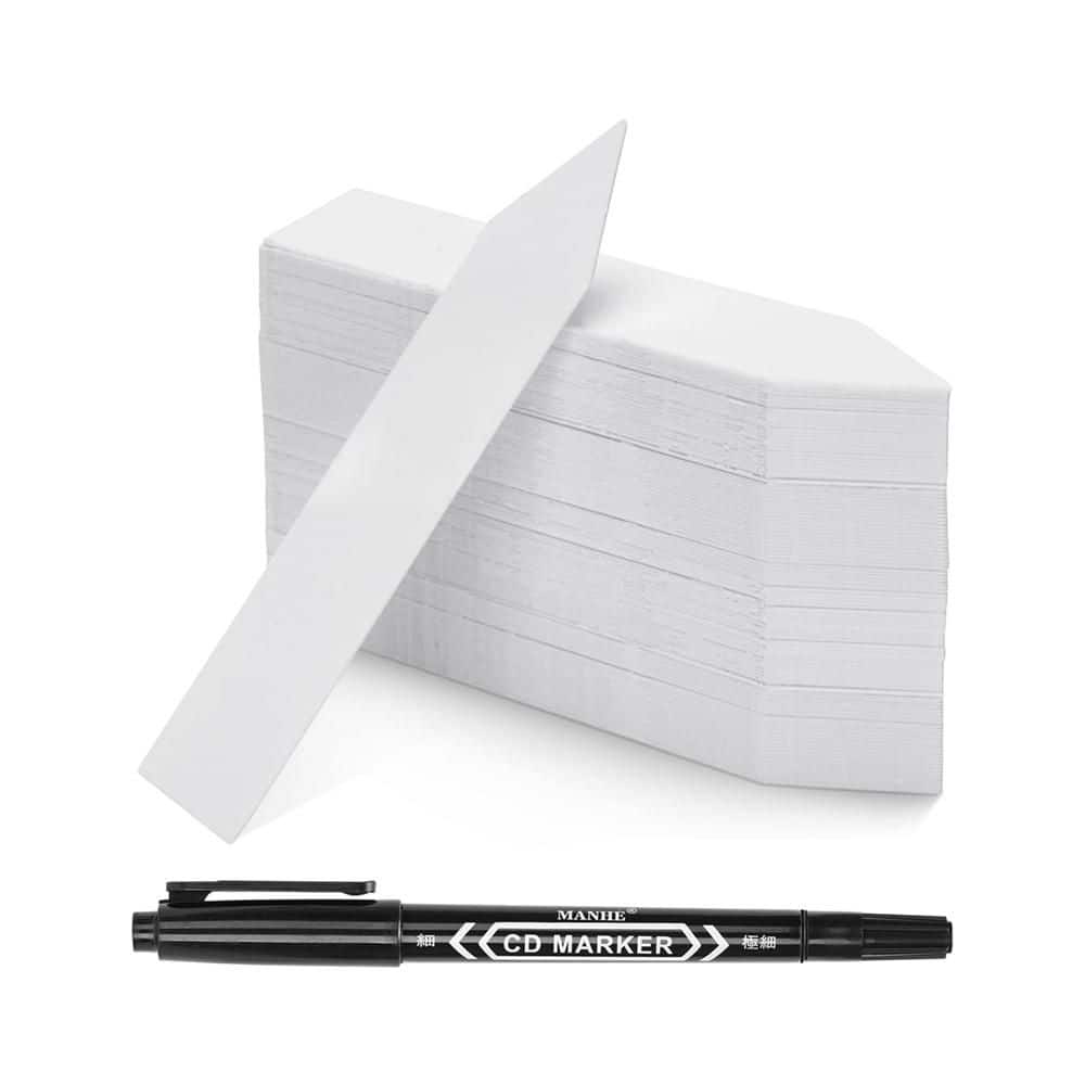 100-Pieces 4 in. Plastic Plant Labels Garden Markers for Indoor and Outdoor Use price history on PriceWatchPro