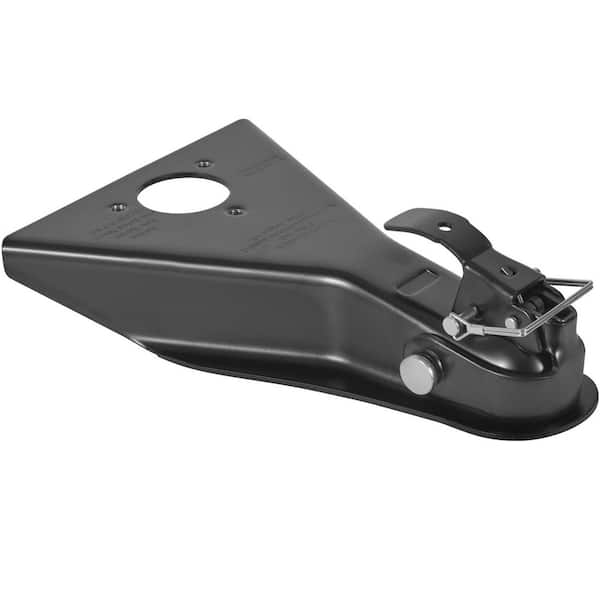 A-Frame Trailer Coupler, Fits 2-In. Hitch Ball Size, 8000 lbs. Towing Capacity, Heavy Duty Steel Coupler, Black Surface