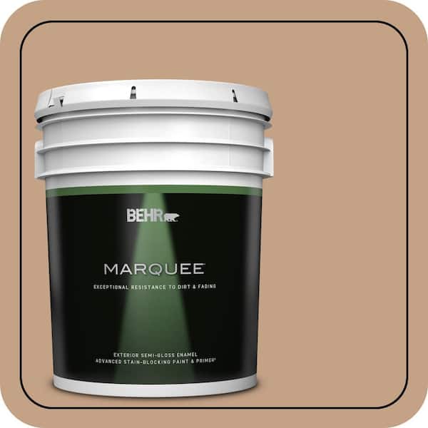BEHR MARQUEE 5 gal. #S240-4 Pacific Bluffs Semi-Gloss Enamel Exterior Paint & Primer