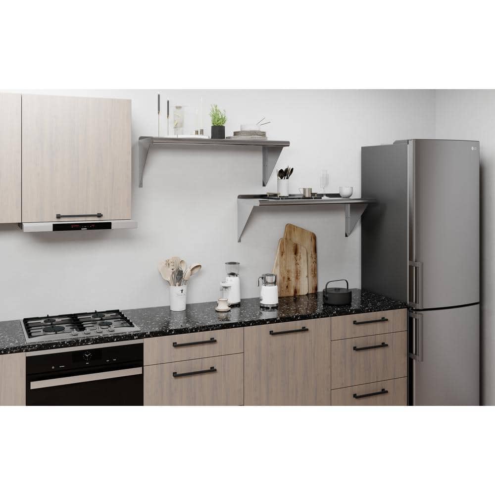 36" Stainless Steel Wall Shelf with Brackets