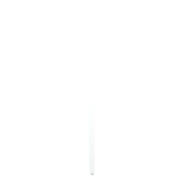 1.25 in. D x 1.25 in. W x 38 in. L Primed Gloss Poplar Wood Baluster