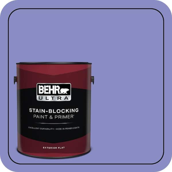 BEHR ULTRA 1 gal. #P550-5 Carriage Ride Flat Exterior Paint & Primer