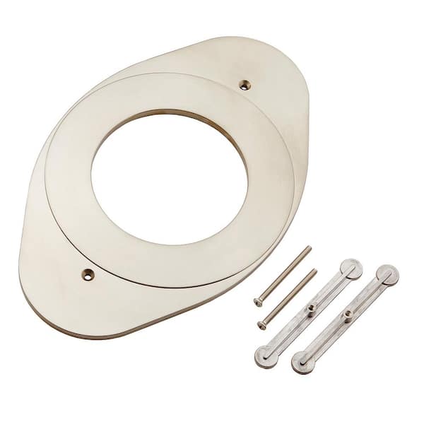 Everbilt Tub and Shower Smitty Remodeling Plate in Brushed Nickel