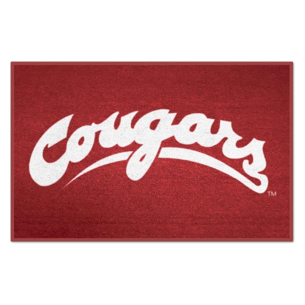 FANMATS Washington State Cougars Red Starter Mat Accent Rug - 19in. x 30in.