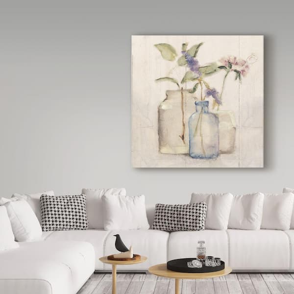 Trademark Fine Art Blossoms on Birch I by Cheri Blum Floater
