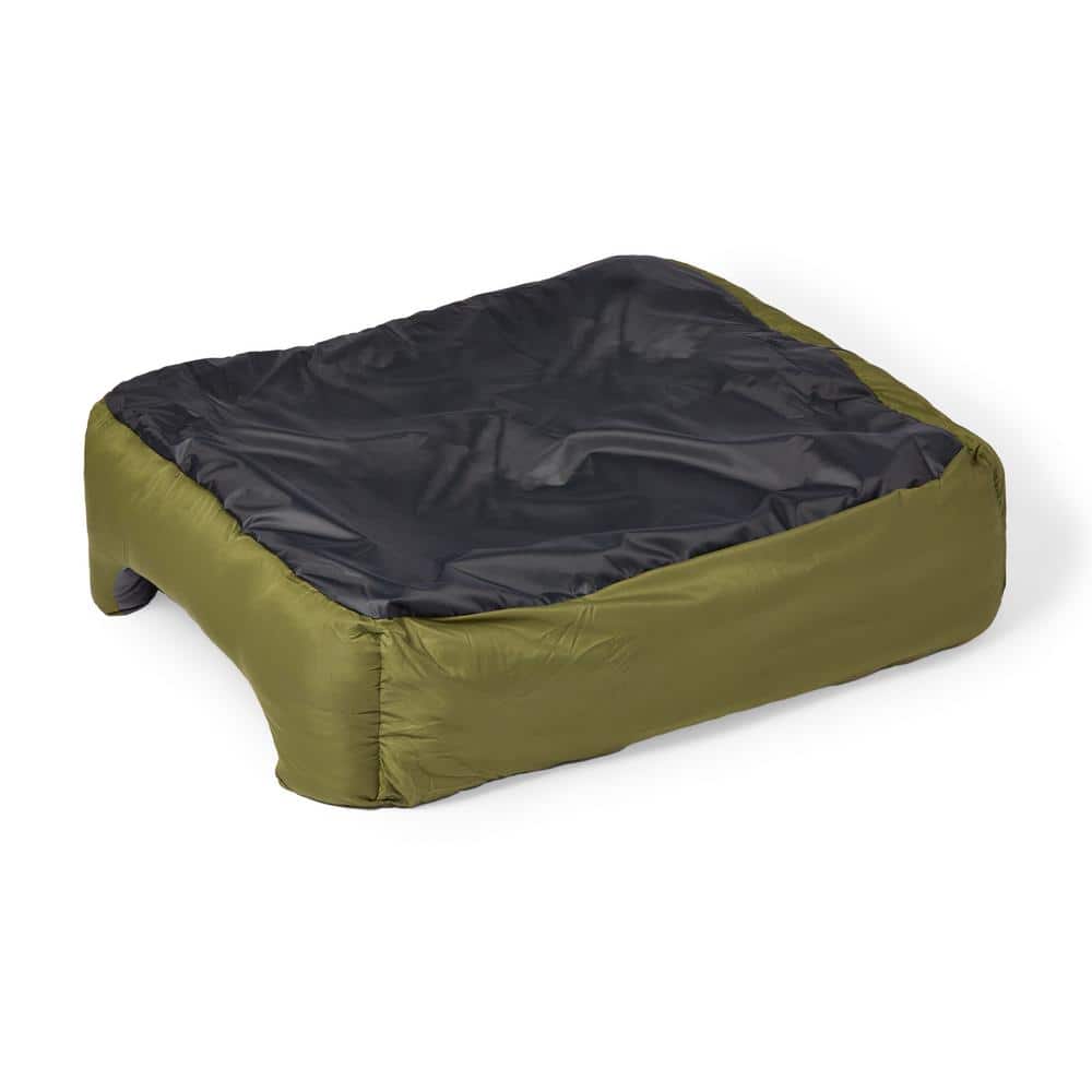Large Green Polyester Outdoor Pet Sleeping Bag with Zippered Cover