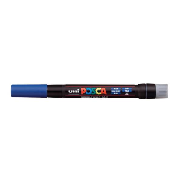 Uni Paint Markers Medium Point Blue Pack Of 12 - Office Depot