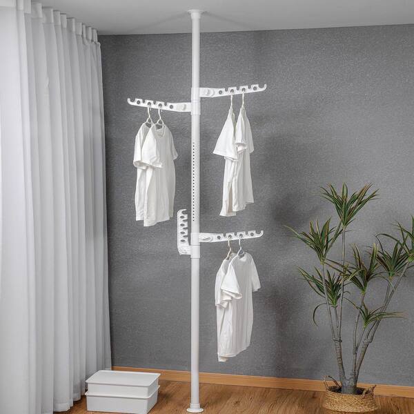 Instahanger Clothes Hanging System, White