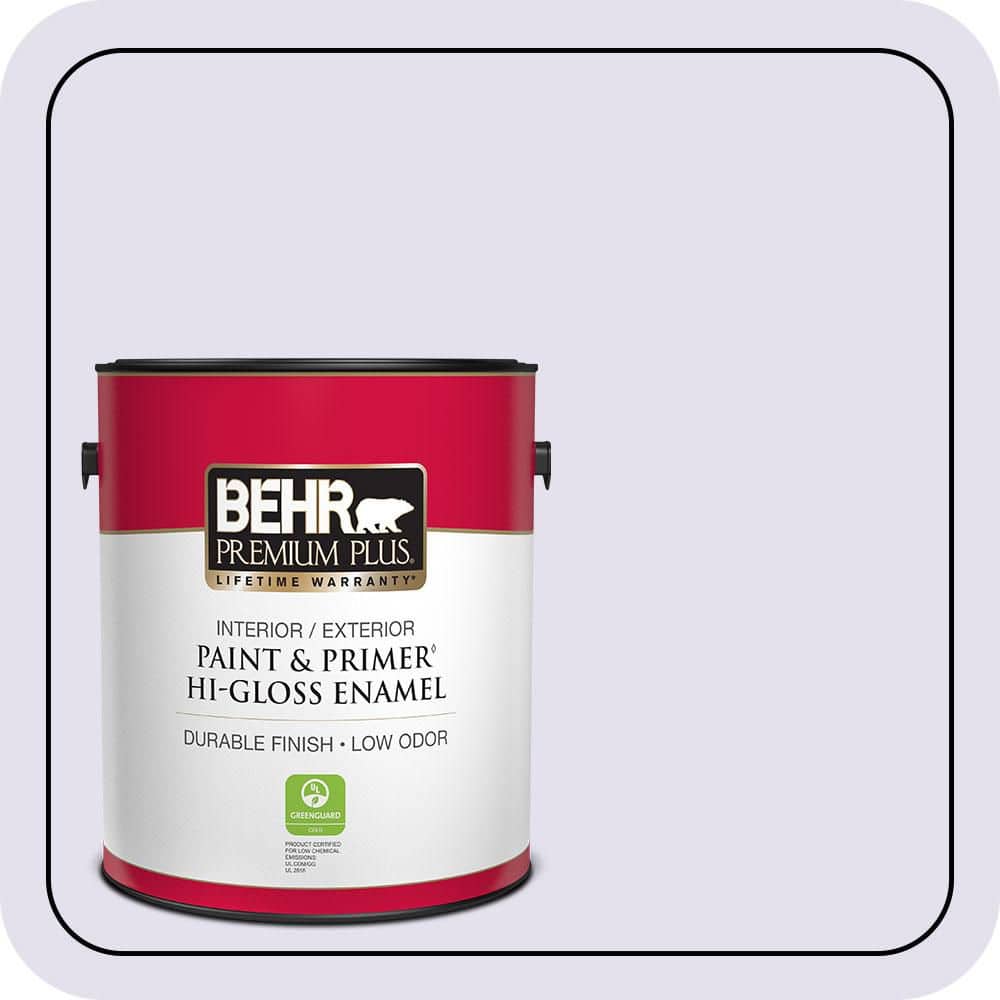 1 gal. #650C-2 Powdery Mist Hi-Gloss Enamel Interior/Exterior Paint & Primer price history on PriceWatchPro