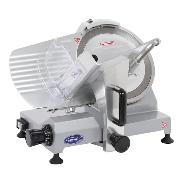 Foodservice Manual Commercial Food Slicer, 10 Inch Knife, Medium Duty, in Stainless Steel