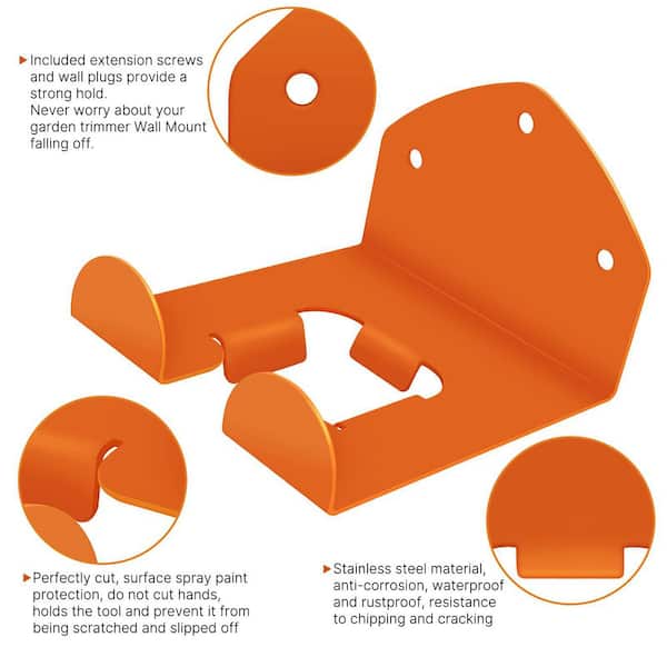 NVNOO Garage Organizer Wall Hanger, Garden Tool Rack for Grass