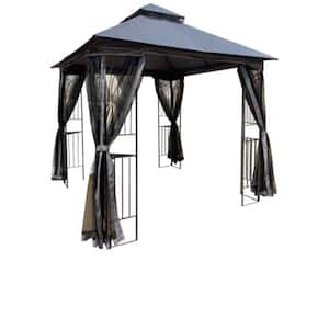 10 ft. x 10 ft. Outdoor Patio Gazebo Replacement Canopy in Gray