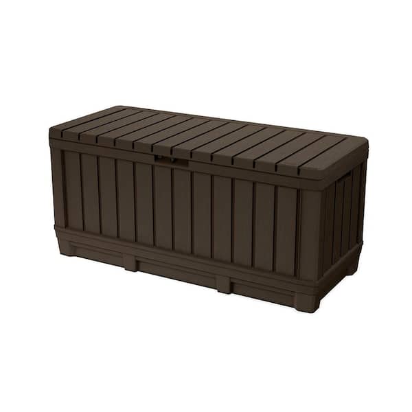 92 Gal. Brown Resin Deck Box