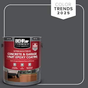 1 gal. #PPU18-01 Cracked Pepper Self-Priming 1-Part Epoxy Satin Interior/Exterior Concrete and Garage Floor Paint