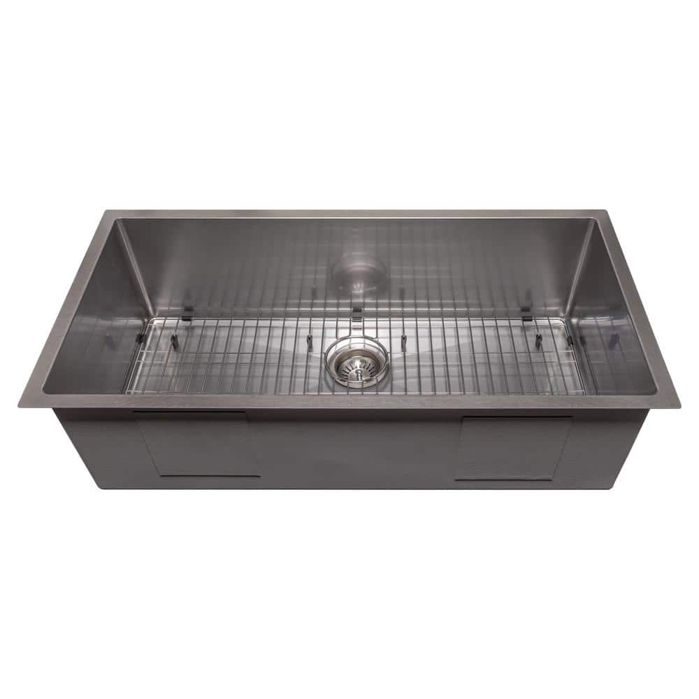 Meribel 36" Stainless Steel Drop-in Single Bowl Kitchen Sink