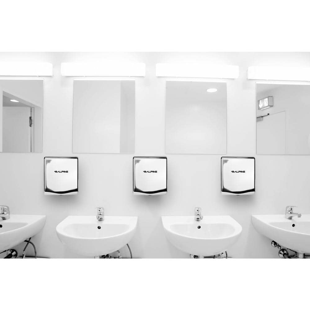 Chrome Stainless Steel High-Speed Automatic Hand Dryer with HEPA Filter