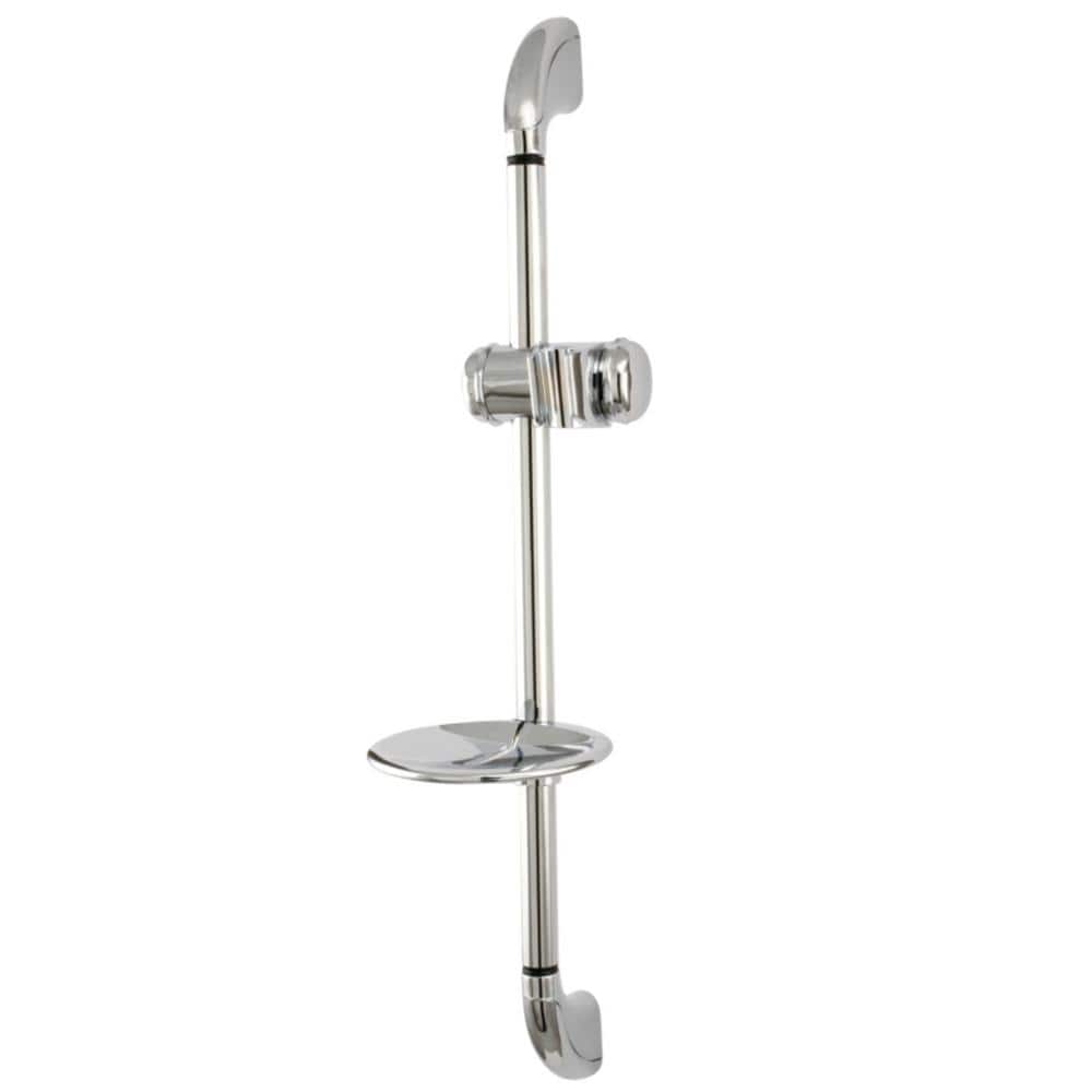 Kingston Brass 24 in. Slide Bar with Soap Dish in Polished Chrome