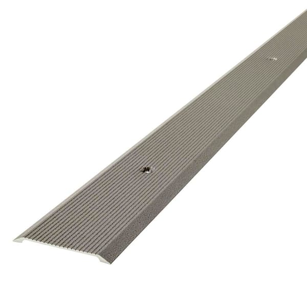 2 1/2"X 36" WARM GRAY ALUMINUM SEAM BINDER W/SCREWS & ANCHORS