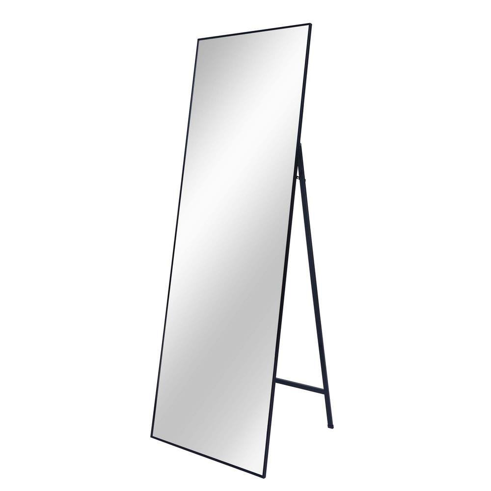 Seafuloy 65 in. H x 22 in. W Black Full Length Mirror Standing with