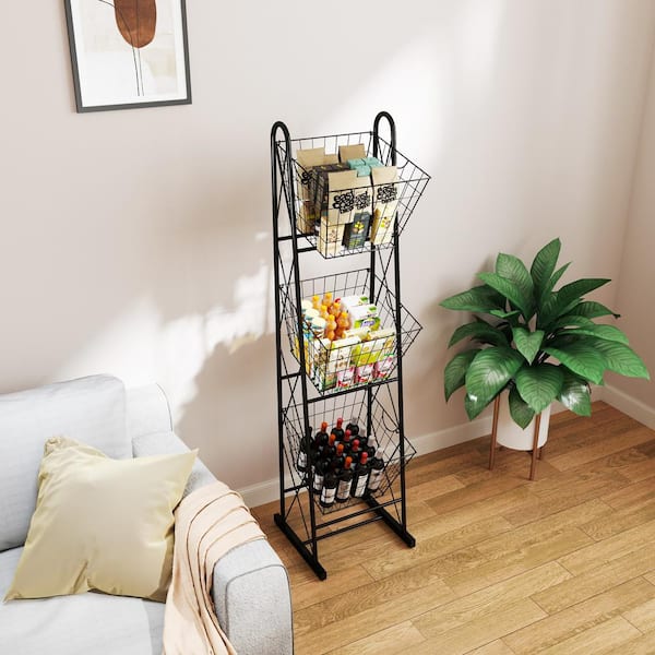 WALLABY BASKET STAND Black｜その他インテリアアクセサリ｜IDEE