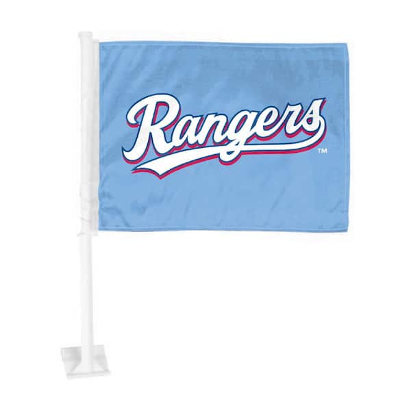 FANMATS MLB - Texas Rangers Car Flag Large 1-Piece 11 in. x 14 in.