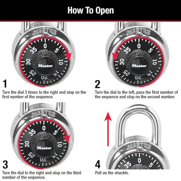 How To Open a Combination Lock - Mega Depot