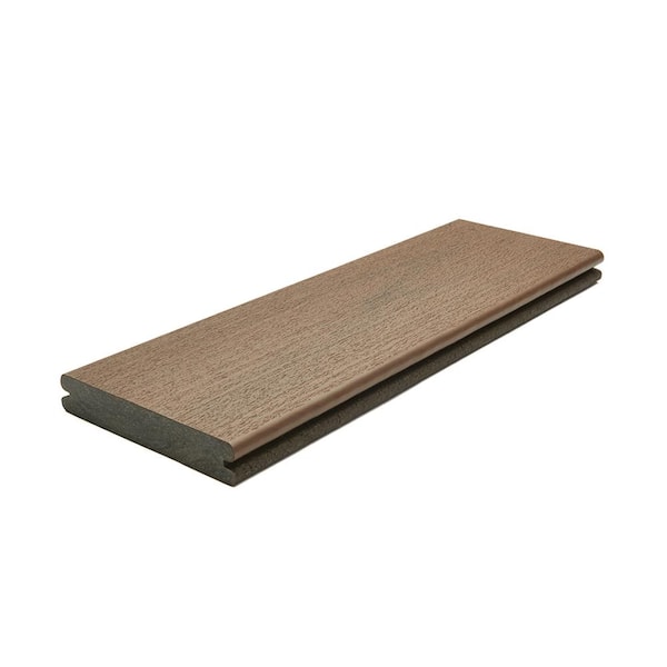Trex 1 x 8-12 Cu. Ft. Trex Transcend Lineage Composite Rise - Jasper Square(Actual Size: .56 in. W. x7-1/4 in.) JA010812TLS01