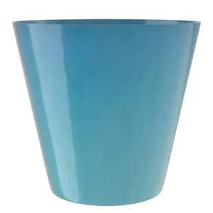 AquaPots Lite Urban Metro 17.5 in. W x 18.3 in. H Turquoise Composite Self-Watering Pot