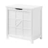 Alaterre Furniture Derby White Deluxe Wood Clothes Hamper ANDE77WH
