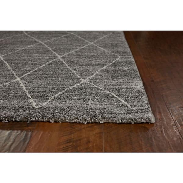 Rue Gray 5 ft. x 8 ft. Trellis Moroccan Area Rug