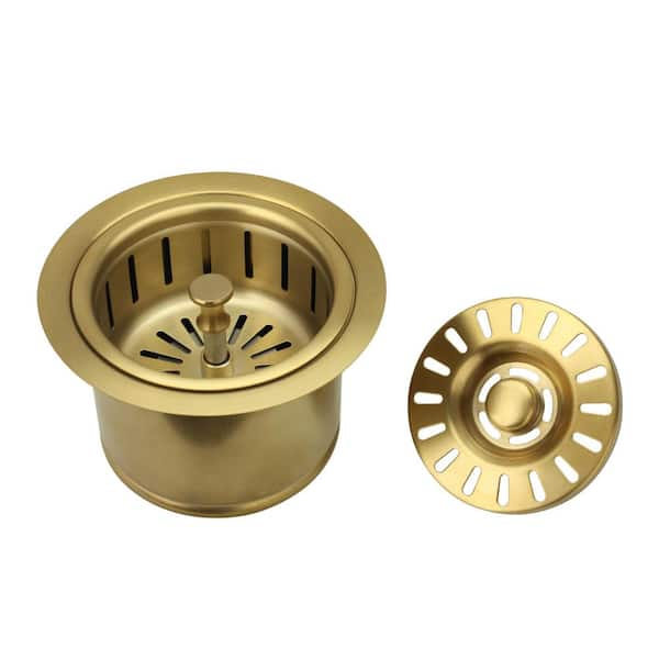 Akicon Brushed Gold Garbage Disposal Stopper Kitchen Sink Drain AK82201-BTG  - The Home Depot in 2023