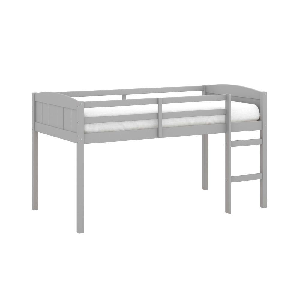 Hillsdale Furniture Alexis Wood Arch Twin Loft Bed, Gray 7172320 The
