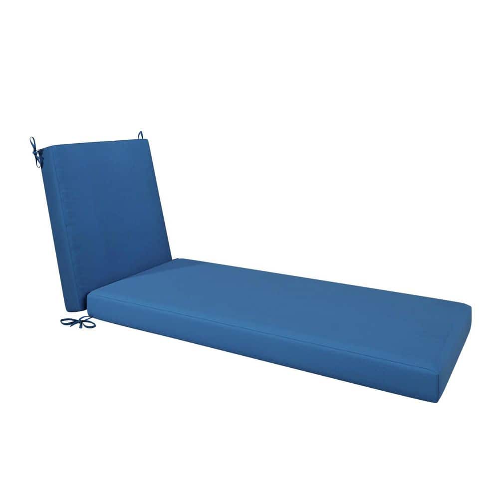 Chaise Lounge Cushion with Sunbrella Fabric and Dual-Layer Foam Core, 24 in. x 78 in. Regatta price history on PriceWatchPro