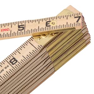 6 ft. Wood Folding Ruler with Extension