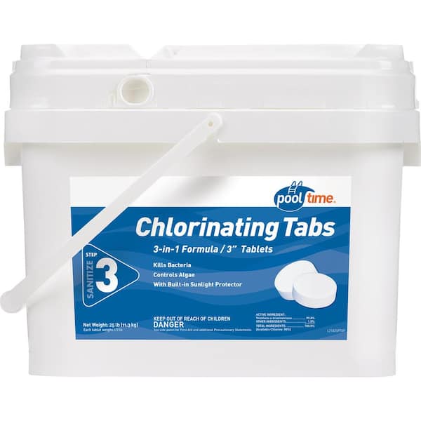 Pool Time 25 lbs. Chlorinating Tablets